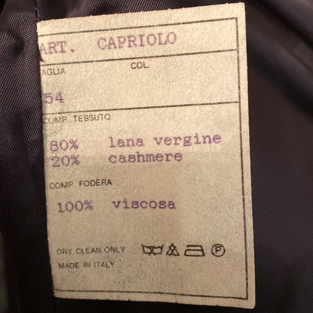Men’s Cashmere & Wool Coat. - Picture 5 of 5